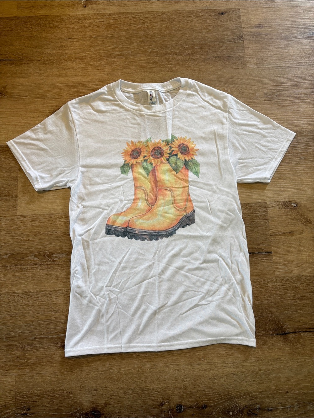 Sunflower Rain Boots Graphic Tee